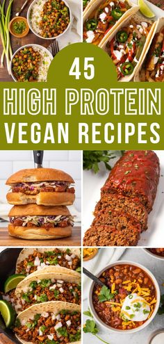 high protein vegan recipes that are easy to make and delicious for the whole family