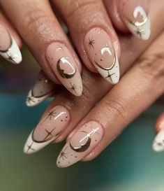 Rings Coquette, Witchy Nails, Moon Nails, Cute Simple Nails, Pinterest App, Amazon Storefront, Bridal Nails, Funky Nails, Pretty Acrylic Nails