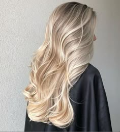 Platinum Blonde Balayage, Blond Balayage, Light Blonde Hair, Hair Shades