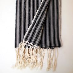 designer throw blanket Black And White Throw Blanket, Designer Throw Blanket, Black Throw Blanket, African Luxury, Small Fringe, White Throw Blanket, Black Throws, White Throw, Cotton Throw Blanket