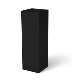 "Black Satin Laminate Pedestal 11-1/2" x 11-1/2" 18" -- – Pedestal Source"