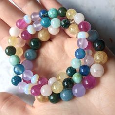 20% Off Bundles!!!! 2 Sizes: 8mm Beads Or 10mm Beads Stones: Pink Tourmaline Pink Opal Citrine Quartz Moss Agate Amazonite Blue Agate (8mm Beads) Or Aquamarine (10mm Beads) Lavender Jade Multicolor Stretch Bracelet With 8mm Round Beads, Multicolor Beaded Bracelets With 8mm Beads, Multicolor Round Beaded Bracelet With 8mm Beads, Memory Wire Wrap Bracelets, Healing Gemstone Bracelets, Rainbow Opal, Gold Bead Bracelets, Braided Leather Bracelet, Handmade Bangles