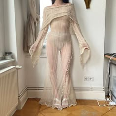 Avant Apocalypse, Wedding Dress With Bell Sleeves, Subversive Basics, Cozy Wedding, Dress With Bell Sleeves, Estilo Hippie, Historical Fashion, Dream Clothes