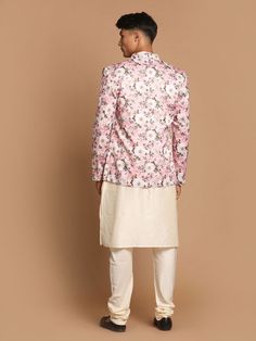 VASTRAMAY Men's Pink Floral Print Jodhpuri With Cream Solid Kurta And Pyjama Set A stylish blend of tradition and modernity, the VASTRAMAY Men's Pink Floral Print Jodhpuri with Cream Solid Kurta and Pyjama Set offers unparalleled comfort and elegance. Perfect for festive occasions or cultural events. Features Floral print Jodhpuri design Cream solid kurta Comes with matching pyjama Comfortable and stylish Specifications Color: Pink and Cream Material: [Specify material here] Sizes: Available in Pink Floral Print, Cultural Events, Hot Outfits, Pyjama Set, Pink Floral, Pajama Set, Pajamas, Floral Print, Floral Prints