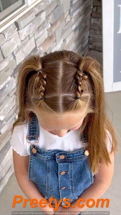 Trendy Celebrate Easter With Stylish Hairstyles For Kids In 2024 Tk Hair Styles, Cute Hairstyles For Preschoolers, Hair For Dance Pictures, Fall Picture Day Hairstyles For Kids, Hair Styles For Short Hair Girls Kids, Preschool Hair Styles, Hairstyles For Girls Kids Short Hair, Cute Hairstyles For Thinner Hair Kids, First Day Of Preschool Hairstyles