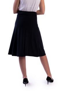 The Sandra Skirt is a must have! With 4 cleverly designed pockets, you'll have plenty of room for your necessities while looking great! This A-line skirt falls just below the knee and gives you the freedom to travel hands free, knowing all of your essentials are within reach. Below The Knee Skirt, Knee Skirt, Knee Skirts, Fall Skirts, The Freedom, A Line Skirt, Autumn Summer, Hands Free, A Line Skirts