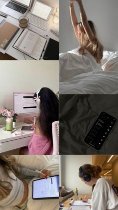 Productivity Aesthetic | Focused | It Girl Mood Board | Self-improvement | Self-Care | 2 Week Glow Up Challenge, Week Glow Up Challenge, Small Daily Habits, Productivity Aesthetic, Green Breakfast Smoothie, Glow Up Challenge, Resistance Training Workouts, Hot Lemon Water