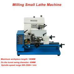 the milling machine is on display with instructions to make it easier for people to use