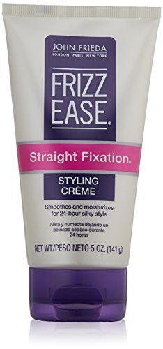 John Frieda Frizz Ease Straight Fixation Styling Crème 5 oz. Nadine Beauty, John Frieda Frizz Ease, Anti Frizz Hair, Curl Shampoo, Beauty Forever, Hair Straightening, Hair Product, Styling Cream