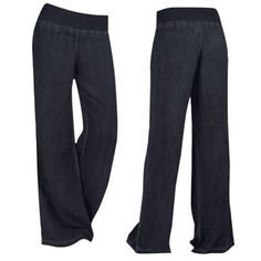 Women Casual High Waist Elasticity Wide Leg Palazzo Pants Jeans Trousers Item specifics Gender:Women Style:Casual Waist Type:High Item Type:Trousers Fit Type: Regular Season:All Season Occasion:Daily Material: Decoration:Bandage Closure Type:Elastic Waist Pattern Type:Soild Package include:1PC Women Pants Size Waist Length Hip S 66cm/25.98'' 106cm/41.73'' 104cm/40.94'' M 70cm/27.56'' 107cm/42.13'' 108cm/42.52'' L 74cm/29.13'' 108cm/42.52'' 112cm/44.09'' XL 78cm/30.71'' 109cm/42.91'' 116cm/45.67' Short Cuir, Moda Denim, Denim Wide Leg, Denim Decor, High Fashion Women, Wide Leg Palazzo Pants, Bootcut Jean, Legging Sport, Denim Chic