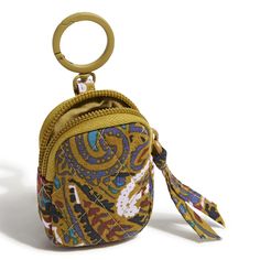 Now you can always keep track of your AirPods while on the go with this fun zip-close bag charm. Outlet Exclusive Hinge ring Accommodates Apple AirPods Zip closure. Dimensions: 2. 25" w x 2. 75" h x 1. 0" d Vera Bradley Outlet Essential Bag Charm Keychain for AirPods in Buta Spray Slytherin Crest, Gryffindor Crest, Cosmetic Kit, Hinged Ring, Harry Potter Gryffindor, Charm Keychain, Essential Bag, Apple Airpods, Keep Track