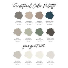 interior paint colors. Transitional Colour Palette, Transitional House Design Interior, Transitional Living Room Interior Design, Transitional Style Color Palette, Transitional Design Color Palette, Classic Interior Paint Colors, Living Room Built Ins Paint Color, Transitional Living Room Color Scheme