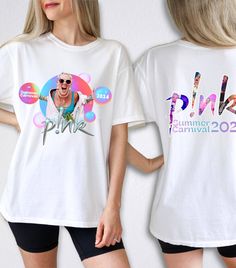 Comfort Colors®, P!nk Summer Carnival 2024, Trustfall Album Tee, Pink Singer Tour, Music Festival Shirt, Concert Apparel, Pink Tour Shirt  IMPORTANT: YOUR CUSTOM REQUEST: If you would like to add any name, slogan, or custom word to your order, you should also add the "Custom Print" item from the link below to your cart and place your order. Thank you for your understanding. CUSTOM PRINT LINK: https://www.etsy.com/de-en/listing/1716440023/custom-print-t-shirt-comfort?click_key=f0b843cfb6f65bf6012 Summer Concert T-shirt With Logo Print, Logo Print T-shirt For Summer Concerts, Summer Graphic Design Tops For Fan Merchandise, Pink Graphic Design Top For Fans, Pink Tops For Spring Music Festival, Pink Band Merch T-shirt With Custom Print, White Sublimation Print Top For Music Festival, Sublimation Print Tops For Summer Concert, Summer Tops With Sublimation Print For Concerts