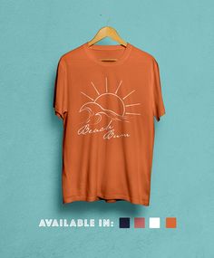 Retro Beach Bum Unisex T-Shirt Line Art Beach Lover Graphic Tee Holiday Sunshine Summer Vacation Shirt Oversized Surfing Tee Ocean Apparel Tatiana Marie Art Beachwear T-shirt With Graphic Print For Summer Adventures, Graphic Print T-shirt For Summer Vacation, Orange Relaxed Fit T-shirt For Beach, Orange Summer T-shirt With Graphic Print, Summer Orange T-shirt With Graphic Print, Orange Graphic Print Summer T-shirt, Beach Party Graphic Tee, Graphic Tee For Beach Party, Beach T-shirt With Front Print And Crew Neck