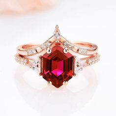 Ruby Ring Set, Dainty Promise Ring, Engagement Ring Dainty, Gemstone Engagement Ring, Popular Engagement Rings, Mohs Scale, Ring Birthstone, Gemstone Engagement, Creating Jewelry