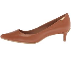 Calvin Klein Gabrianna Pump | Zappos.com Calvin Klein Office Heels, Calvin Klein Heels For Work, Calvin Klein Fitted Heels For Workwear, Calvin Klein Heels For Office, Calvin Klein Woman, Womens Calvin Klein, Product Reviews, Kitten Heels, Calvin Klein