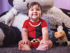 Your little one will be ready to make her presence known to her loyal subjects with this Red Queen of Hearts baby cosplay. This unique baby Halloween costume will have your little one ready for Wonderland adventures as our favorite playing card villain character. The perfect printed graphic bodysuit for trick-or-treating or family trips to not-so-scary Halloween events at WDW Orlando theme parks! 100% combed ringspun cotton, Color: Red 1x1 baby rib creeper with crew neck Three-snap bottom closur Baby Witch Costume, Baby Tutu Costume, Phoenix Costume, Halloween Costume Bodysuit, Baby Halloween Costume, Costume Bodysuit, Avengers Costumes, Baby Cosplay