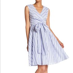 Host Pick!! Blue And White Cotton Dress With Back Zip And Ribbon Faux Wrap Style Detail. Flowy A-Line Skirt Which Sadly Does Not Have Pockets. Lightweight Cotton With Cap Sleeves. Msrp $134. Casual Calvin Klein Mini Dress For Spring, Elegant Calvin Klein Dress For Day Out, Calvin Klein Casual Mini Dress For Spring, Calvin Klein Midi Length Dresses For Daywear, Calvin Klein Spring Dresses For Day Out, Calvin Klein Cotton Spring Dresses, Calvin Klein Fitted Dress For Day Out, Casual Calvin Klein Midi Dress For Spring, Calvin Klein Casual Midi Dress For Spring