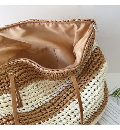 Elena Handbags Large Straw Woven Summer Tote Trendy Woven Beige Beach Bag, Trendy Beige Woven Beach Bag, Trendy Handwoven Beige Bucket Bag, Casual Beige Braided Beach Bag, Trendy Braided Beige Crochet Bag, Beige Woven Straw Bag For Travel, Casual Cream Straw Beach Bag, Beige Braided Straw Beach Bag, Beige Braided Bucket Beach Bag