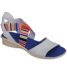 Satia - Blanc Walking Sandals, Casual Sandals, Ankle Strap