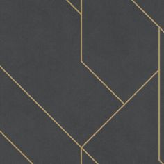 an abstract black and gold wallpaper design with lines in the shape of rectangles