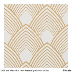 a white and gold wallpaper with wavy lines