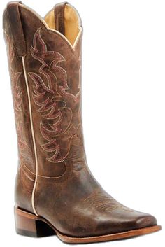 Hand Tooled Snip Toe Boots For Rodeo, Rustic Hand Tooled Snip Toe Boots, Boots Square Toe, Leather Western Boots, The Trail, Western Boots, Leather Material, Smooth Leather, Saddle