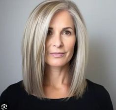 Long Length Haircut For Fine Hair Brunette, Medium To Long Gray Hairstyles, Inverted Bob Hairstyles Medium Length, Straight Shoulder Length Hair Cuts With Curtain Bangs, Medium Straight Bob Hairstyles, Trending Haircuts For Women Long Layered, Professional Blonde Hair, Mid Length Haircut Over 50, Women’s Straight Hairstyles