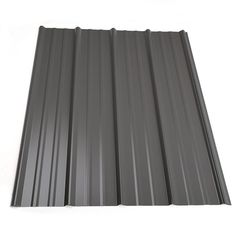 10 ft. Classic Rib Steel Roof Panel in Charcoal - Super Arbor Steel Roof Panels, Metal Roof Panels, Home Depot Store, Steel Roof, Ribbed Paneling, Garage Shed, Metal Roofing, Equipment Storage, Roofing Sheets