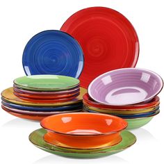 45540331978975|45540332011743|45540332044511 Cute Plates And Bowls, Cute Plates, Plates And Bowls Set, Stoneware Dinnerware Sets, Stoneware Dinnerware, Spiral Pattern, Soup Plating, Dessert Plates, Tableware Set