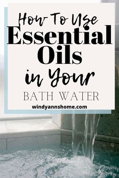 How to use essential oils in your bath water.  www.windyannshome.com Bath Oil Recipe, Palmarosa Essential Oil, Essential Oils Business, Cypress Oil, Cypress Essential Oil, Essential Oil Safety, Healing Essential Oils, Essential Oils Bath