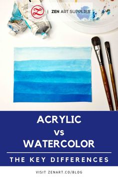 acrylic vs watercolor the key differences