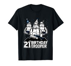 PRICES MAY VARY. Officially Licensed Star Wars Apparel 19STRW00472A Lightweight, Classic fit, Double-needle sleeve and bottom hem Darth Vader Party, Star Wars Apparel, Darth Vader Shirt, Star Wars Birthday Party, 50th Birthday Shirts, Star Wars Outfits, Star Wars Stormtrooper, Star Wars Birthday, Star Wars Party