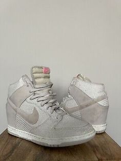 ad eBay - I really appreciate. Txt Shoes, High Top Wedge Sneakers, Hidden Wedge Sneakers, Beige Wedges, Canvas Flats, White High Tops, High Wedges, I Really Appreciate, Walking Sneakers