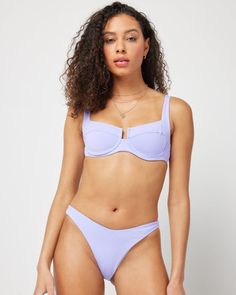 Purple Fitted Underwire Swimwear, Fitted Purple Underwire Swimwear, Purple Underwire Swimwear For Swimming, Purple Bra-friendly Underwire Swimwear, Purple Underwire Swimwear, Bra Friendly, Bra-friendly Purple Swimwear With Underwire, Purple Underwire Swimwear, Bra-friendly, Purple Underwire Beachwear Swimwear, Wisteria