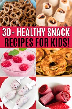 healthy snack recipes for kids that are easy to make and great for the whole family