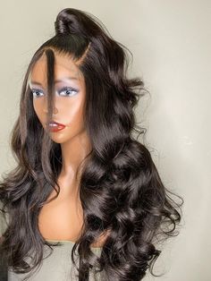 Elva Pre Plucked Body Wave Brazilian Remy Hair 13x6 Lace Front Wigs 130 Density Swiss Lace【00766】 Eva Hair, Future Hairstyles, Human Hair Lace Front Wigs, Brazilian Remy Hair, Body Wave Wig, Front Lace Wigs Human Hair, Swiss Lace