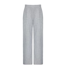 Gray Straight Pants With Ribbed Waistband For Elevated Casual Occasions, High-waisted Pants For Elevated Casual Occasions, Trendy High-waisted Pants For Elevated Casual Occasions, Stretch Full-length Pants For Elevated Casual, Stretch Full Length Pants For Elevated Casual, Trendy Elevated Casual Long Pants, Sporty High-waisted Pants For Fall, Gray High-waisted Lounge Pants, Gray Full-length Bottoms With Ribbed Waistband