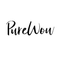 the word purelwo written in black ink