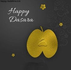 happy daasara with two golden apples