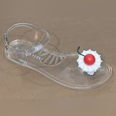 Katy Perry Geli Sandal Cherry White Red Sz 10 Nwb. New With Box Make A Fresh Splash Wherever You Go With This Jelly Sandal That Pairs Bright Color With A Slice Of Your Favorite Fruit. Casual White Closed Toe Jelly Sandals, White Jelly Sandals With Round Toe For Vacation, White Round Toe Jelly Sandals For Vacation, White Closed Toe Jelly Sandals For Summer, White Jelly Sandals With Round Toe For Spring, White Round Toe Jelly Sandals For Spring, White Flat Heel Jelly Sandals For Summer, White Jelly Sandals With Round Toe For Summer, White Round Toe Jelly Sandals For Summer