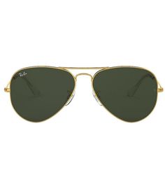 Ray-Ban Classic Aviator 55mm Sunglasses | Dillard's Green Aviator Sunglasses With Uva Protection, Green Aviator Sunglasses With Uv Protection, Green Sunglasses, Old Watches, Ray Ban Aviators, Classic Gold, Dillard's, Ray Ban, Mirrored Sunglasses