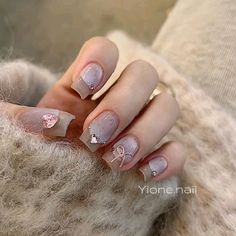 press on nails
cute nails
nail inspo 
kawaii nail
nail art
fairy nails
coquette nails
star girl nails
y2k nails