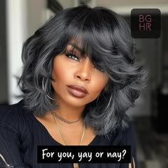 🌟 Embracing the Beauty of Natural Curls! 🌟 For you, yay or nay? Your crown, your glory! Let us know what you think of this stunning… | Instagram Medium Hairstyle Black Women, Curled Hair Black Women, Bob Haircut For Black Women, Modern Long Hairstyles, Gray Bob, Haircut For Black Women, Curly Bobs, Hair Couture, Long Hairstyles For Women