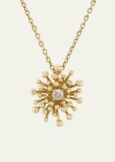 Vram Yellow Gold Nocturne Pendant Necklace with Gray Diamonds Yellow Diamond Necklace, Diamond Flower Pendant, Gold Collar Necklace, Star Of David Pendant, Initial Pendant Necklace, Diamond Cross Pendants, Flower Pendant Necklace, Diamond Star, Grey Diamond