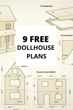 free dollhouse plans with instructions to build them