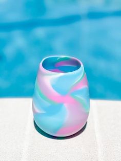 These babies are perfect for around the pool, boat, beach, vacation or anytime! Made of 100% silicone. These are perfect for summer! They hold 12oz. Boat Beach, The Pool, Cotton Candy, Beach Vacation, Candle Holders, Candy, Pool