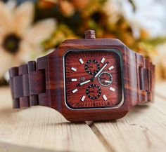 Wooden Watch Engraved, Wooden Fashion, Groomsmen Watches, Best Groomsmen Gifts, Groomsmen Bowtie, Engraved Handwriting, Wooden Watches, Heart Symbol, Red Sandals