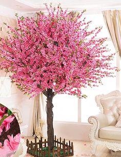 PRICES MAY VARY. Cherry blossom tree complements many decor styles 4 ft/5 ft/6ft/7ft tall for use at home or public areas ,office,restaurant,party,indoor,outdoor. Gorgeous silk flower for an authentic look. No maintenance required for convenience. Bring the feeling of spring with our sakura tree. This tree stands tall and proud; good choice for indoor or outdoor,home or public areas. It comes with silk flower. Best of all, it’s worry free so you never have to stress about upkeep. Artificial Cherry Blossom Tree, Outdoor Home Office, Flower Indoor, Event Decor Direct, Cherry Blossom Trees, Fake Trees, Sakura Tree, Sakura Flower, Indoor Flowers