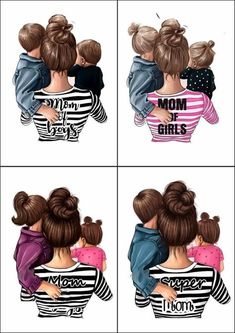 Printed Cake Topper, Edible Print Cake, Mother And Daughter Drawing, Mother Daughter Art, Vinyle Cricut, Girly M, Geniale Tattoos